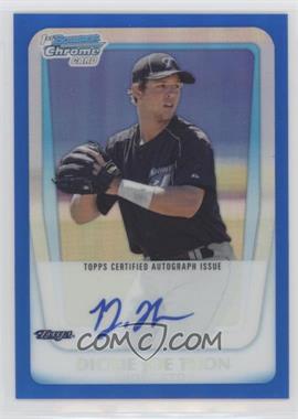 2011 Bowman Chrome - Prospects Autograph - Blue Refractor #BCP184 - Dickie Joe Thon /150