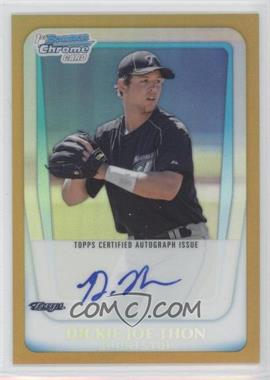 2011 Bowman Chrome - Prospects Autograph - Gold Refractor #BCP184 - Dickie Joe Thon /50