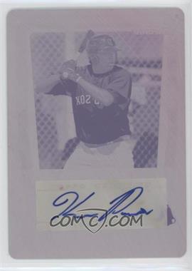 2011 Bowman Chrome - Prospects Autograph - Printing Plate Magenta #BCP189 - Kendrick Perkins /1