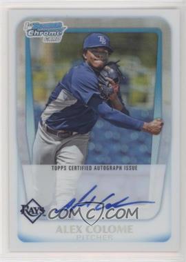 2011 Bowman Chrome - Prospects Autograph - Refractor #BCP161 - Alex Colome /500