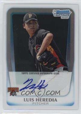 2011 Bowman Chrome - Prospects Autograph - Refractor #BCP171 - Luis Heredia /500