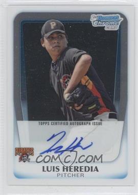 2011 Bowman Chrome - Prospects Autograph #BCP171 - Luis Heredia