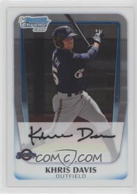 2011 Bowman Chrome - Prospects #BCP163 - Khris Davis