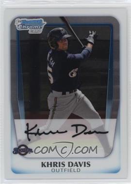 2011 Bowman Chrome - Prospects #BCP163 - Khris Davis