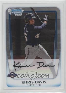 2011 Bowman Chrome - Prospects #BCP163 - Khris Davis