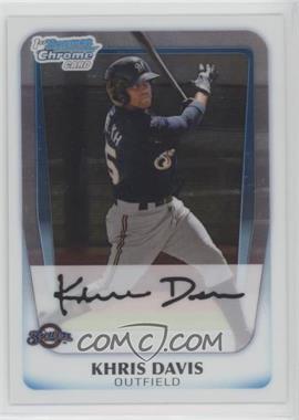 2011 Bowman Chrome - Prospects #BCP163 - Khris Davis