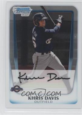 2011 Bowman Chrome - Prospects #BCP163 - Khris Davis