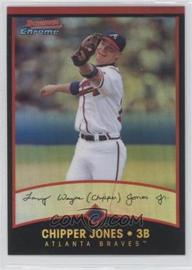 2011 Bowman Chrome - Throwbacks - Refractor #37 - Chipper Jones /99