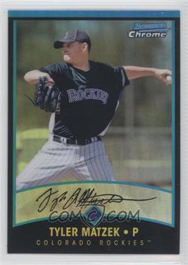 2011 Bowman Chrome - Throwbacks - Refractor #BCT9 - Tyler Matzek /99