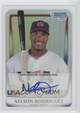 2011 Bowman Chrome - USA 18U National Team Refractors - Autographs #18U-19 - Nelson Rodriguez /417