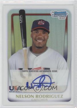 2011 Bowman Chrome - USA 18U National Team Refractors - Autographs #18U-19 - Nelson Rodriguez /417