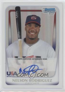 2011 Bowman Chrome - USA 18U National Team Refractors - Autographs #18U-19 - Nelson Rodriguez /417