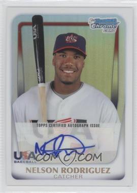 2011 Bowman Chrome - USA 18U National Team Refractors - Autographs #18U-19 - Nelson Rodriguez /417