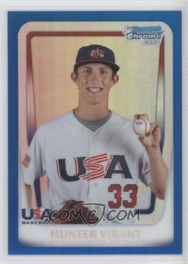 2011 Bowman Chrome - USA 18U National Team Refractors - Blue #18U-24 - Hunter Virant /99