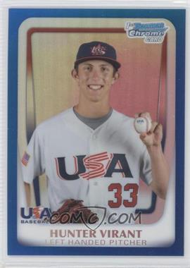 2011 Bowman Chrome - USA 18U National Team Refractors - Blue #18U-24 - Hunter Virant /99