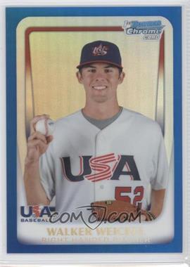 2011 Bowman Chrome - USA 18U National Team Refractors - Blue #18U-25 - Walker Weickel /99