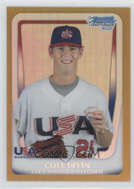 2011 Bowman Chrome - USA 18U National Team Refractors - Gold #18U-13 - Cole Irvin /50