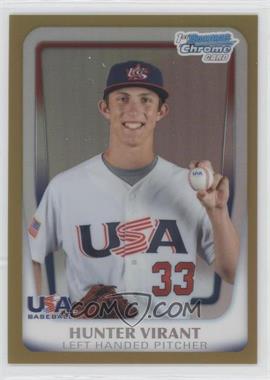 2011 Bowman Chrome - USA 18U National Team Refractors - Gold #18U-24 - Hunter Virant /50