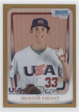 2011 Bowman Chrome - USA 18U National Team Refractors - Gold #18U-24 - Hunter Virant /50