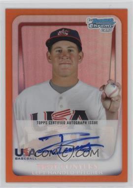 2011 Bowman Chrome - USA 18U National Team Refractors - Orange Autographs #18U-4 - Troy Conyers /25