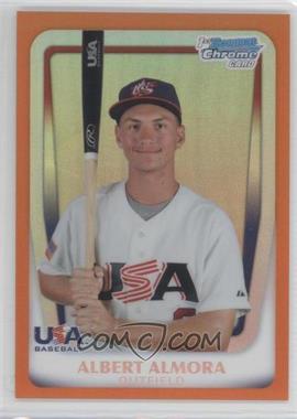 2011 Bowman Chrome - USA 18U National Team Refractors - Orange #18U-1 - Albert Almora /25