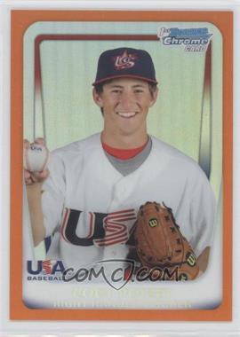 2011 Bowman Chrome - USA 18U National Team Refractors - Orange #18U-18 - Cody Poteet /25