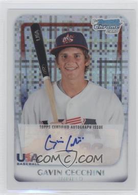 2011 Bowman Chrome - USA 18U National Team Refractors - X-Fractor Autographs #18U-3 - Gavin Cecchini /299