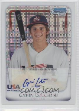 2011 Bowman Chrome - USA 18U National Team Refractors - X-Fractor Autographs #18U-3 - Gavin Cecchini /299