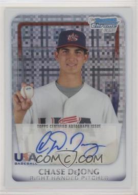 2011 Bowman Chrome - USA 18U National Team Refractors - X-Fractor Autographs #18U-6 - Chase DeJong /299