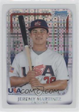 2011 Bowman Chrome - USA 18U National Team Refractors - X-Fractor #18U-15 - Jeremy Martinez /299