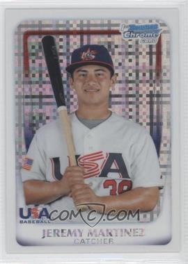 2011 Bowman Chrome - USA 18U National Team Refractors - X-Fractor #18U-15 - Jeremy Martinez /299