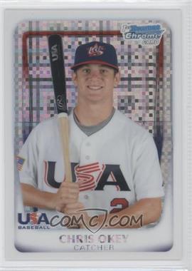 2011 Bowman Chrome - USA 18U National Team Refractors - X-Fractor #18U-17 - Chris Okey /299