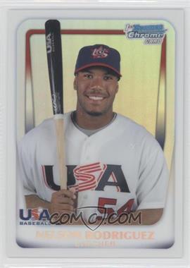 2011 Bowman Chrome - USA 18U National Team Refractors #18U-19 - Nelson Rodriguez /617