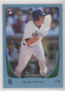 2011 Bowman Draft Picks & Prospects - [Base] - Blue #86 - Blake Tekotte /499