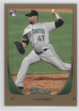 2011 Bowman Draft Picks & Prospects - [Base] - Gold #69 - Luis Perez