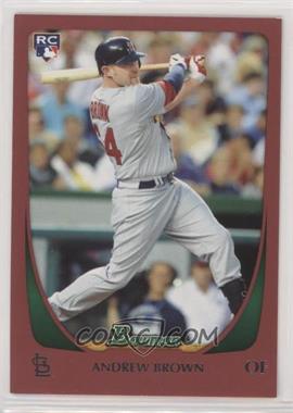 2011 Bowman Draft Picks & Prospects - [Base] - Red #17 - Andrew Brown /1