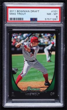 2011 Bowman Draft Picks & Prospects - [Base] #101 - Mike Trout [PSA 8 NM‑MT]