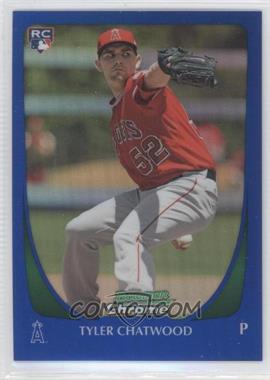 2011 Bowman Draft Picks & Prospects - Chrome - Blue Refractor #10 - Tyler Chatwood /199