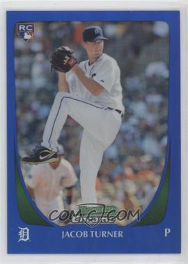 2011 Bowman Draft Picks & Prospects - Chrome - Blue Refractor #107 - Jacob Turner /199