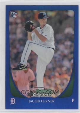 2011 Bowman Draft Picks & Prospects - Chrome - Blue Refractor #107 - Jacob Turner /199