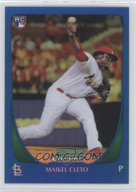 2011 Bowman Draft Picks & Prospects - Chrome - Blue Refractor #18 - Maikel Cleto /199