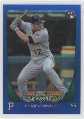 2011 Bowman Draft Picks & Prospects - Chrome - Blue Refractor #28 - Chase d'Arnaud /199