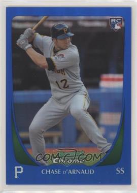 2011 Bowman Draft Picks & Prospects - Chrome - Blue Refractor #28 - Chase d'Arnaud /199