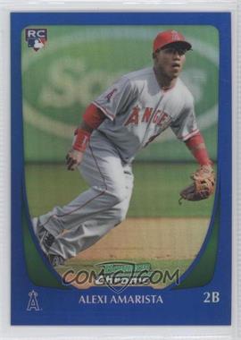 2011 Bowman Draft Picks & Prospects - Chrome - Blue Refractor #3 - Alexi Amarista /199