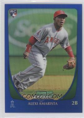 2011 Bowman Draft Picks & Prospects - Chrome - Blue Refractor #3 - Alexi Amarista /199