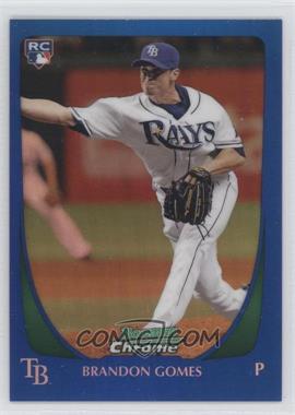 2011 Bowman Draft Picks & Prospects - Chrome - Blue Refractor #41 - Brandon Gomes /199