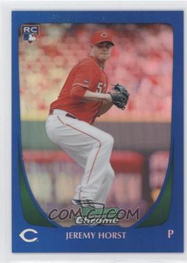 2011 Bowman Draft Picks & Prospects - Chrome - Blue Refractor #47 - Jeremy Horst /199