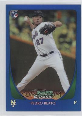 2011 Bowman Draft Picks & Prospects - Chrome - Blue Refractor #5 - Pedro Beato /199