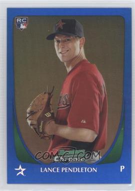 2011 Bowman Draft Picks & Prospects - Chrome - Blue Refractor #68 - Lance Pendleton /199