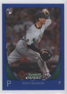 2011 Bowman Draft Picks & Prospects - Chrome - Blue Refractor #92 - Tony Watson /199